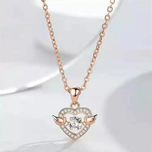Heart With Wings Necklace