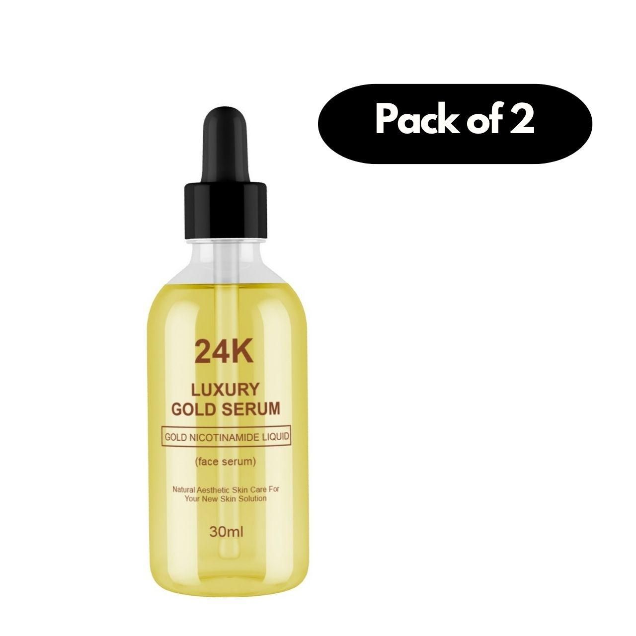 24k Luxury gold serum pack of 2 (30 ml)