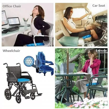 Gel Orthopedic Seat for Office Chair, Wheelchair,  Back Pain