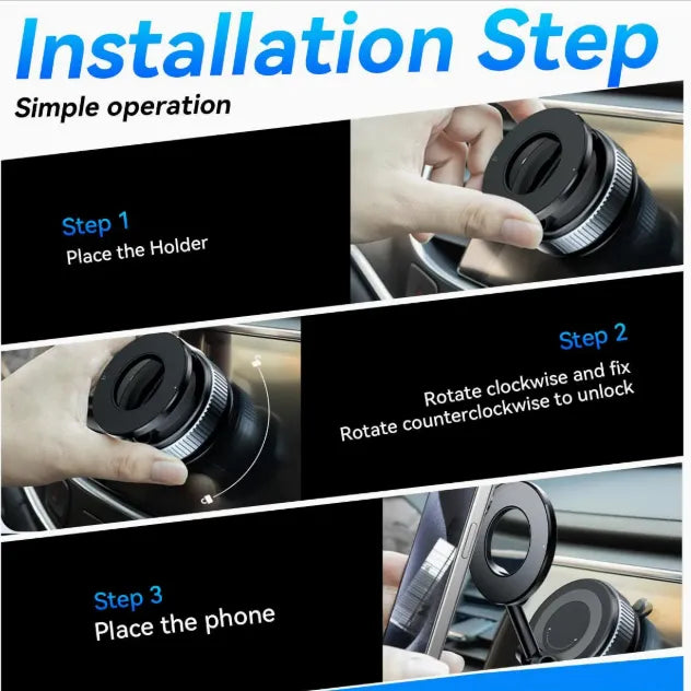 Magnetic Phone Holder for Car Dash