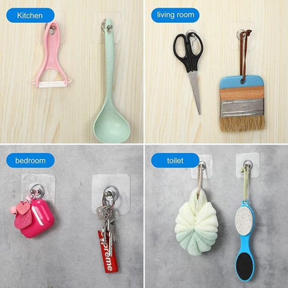 Self Adhesive Screw Hooks (Buy 10 Get 10 Free)