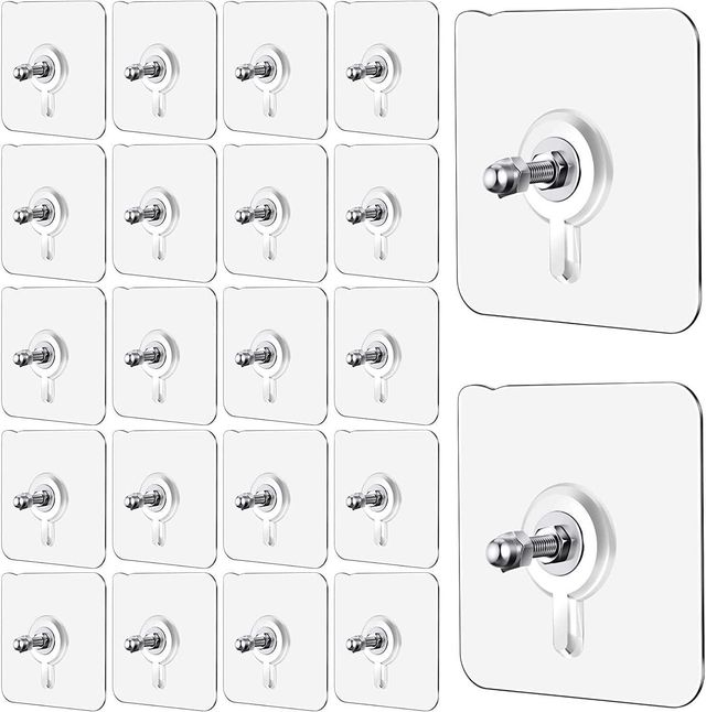 Self Adhesive Screw Hooks (Buy 10 Get 10 Free)