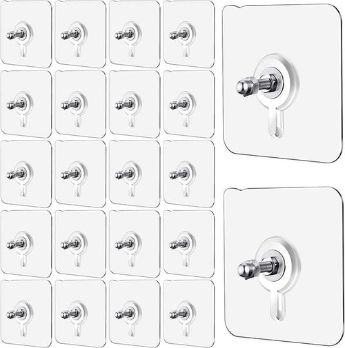 Self Adhesive Screw Hooks (Buy 10 Get 10 Free)