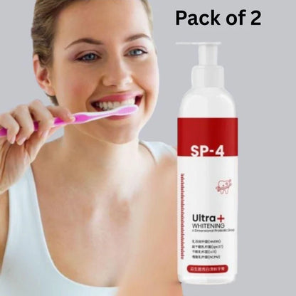 SP-4 Ultra+ Whitening Teeth Liquid form (Pack of 2)